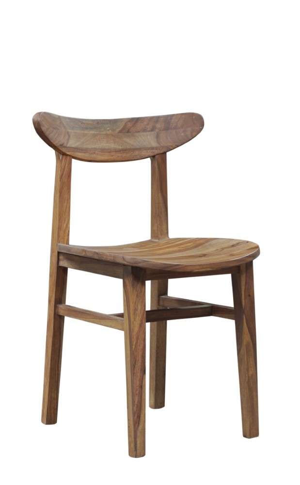 Porter Designs -  Fusion Solid Sheesham Wood Dining Chair, Natural - 07-117-02-6731 veiw 1