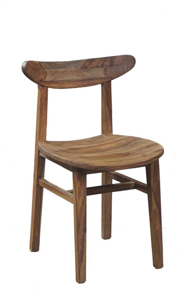 Porter Designs -  Fusion Solid Sheesham Wood Dining Chair, Natural - 07-117-02-6731 veiw 5