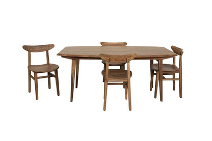 Porter Designs -  Fusion Solid Sheesham Wood Dining Table, Natural - 07-117-01-6730 veiw 6