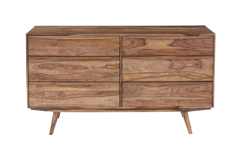Porter Designs - Fusion Solid Sheesham Wood Dresser Table, Natural - 04-117-01-6750N veiw 2