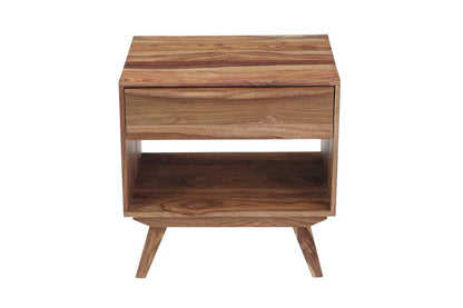 Porter Designs - Fusion Solid Sheesham Wood Nightstand Table, Natural - 04-117-04-6750N veiw 2
