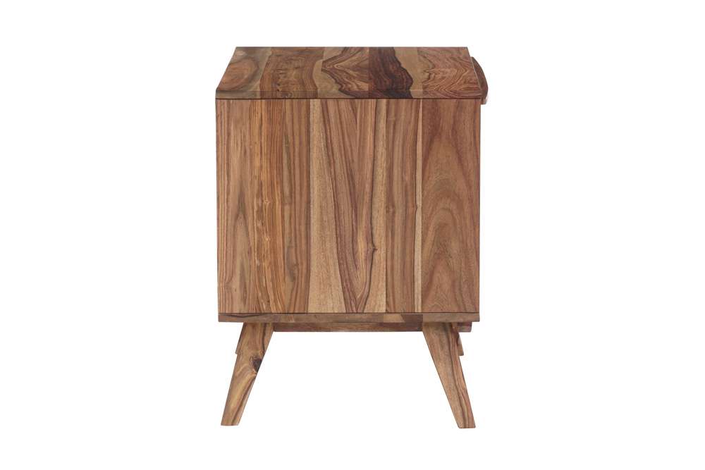 Porter Designs - Fusion Solid Sheesham Wood Nightstand Table, Natural - 04-117-04-6750N veiw 3