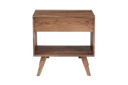 Porter Designs - Fusion Solid Sheesham Wood Nightstand Table, Natural - 04-117-04-6750N veiw 4