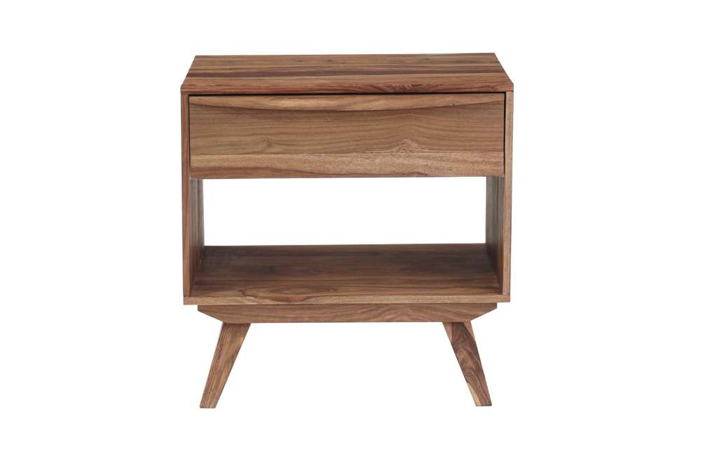 Porter Designs - Fusion Solid Sheesham Wood Nightstand Table, Natural - 04-117-04-6750N veiw 5