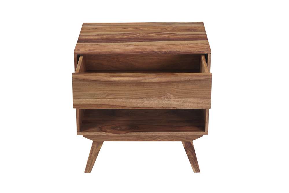 Porter Designs - Fusion Solid Sheesham Wood Nightstand Table, Natural - 04-117-04-6750N veiw 7
