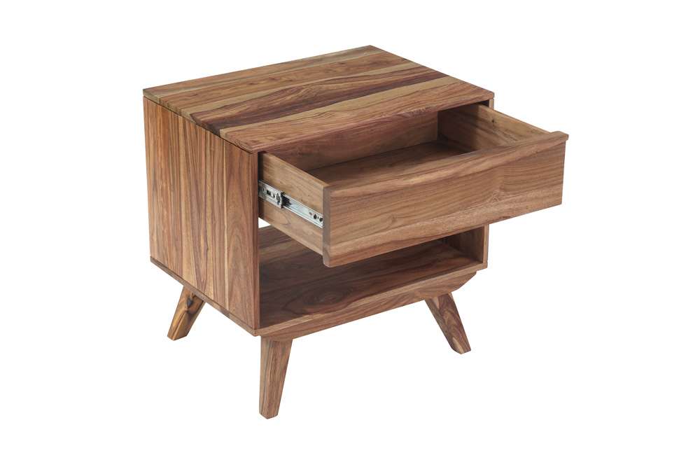 Porter Designs - Fusion Solid Sheesham Wood Nightstand Table, Natural - 04-117-04-6750N veiw 8