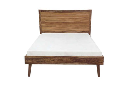 Porter Designs - Fusion Solid Sheesham Wood Queen Bed, Light Brown - 04-117-03B-6750N-KIT veiw 3