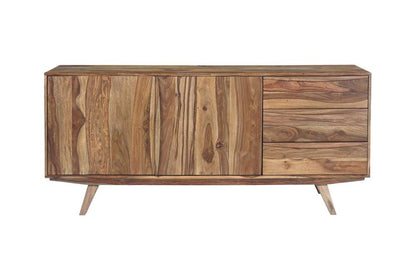 Porter Designs - Fusion Solid Sheesham Wood Sideboard, Light Brown - 07-117-06-6735N veiw 2