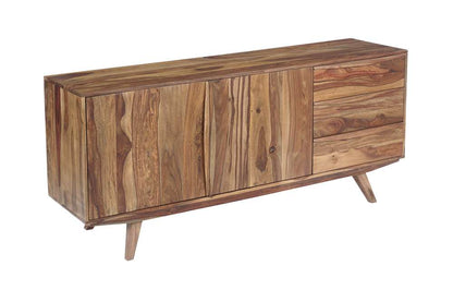 Porter Designs - Fusion Solid Sheesham Wood Sideboard, Light Brown - 07-117-06-6735N veiw 5