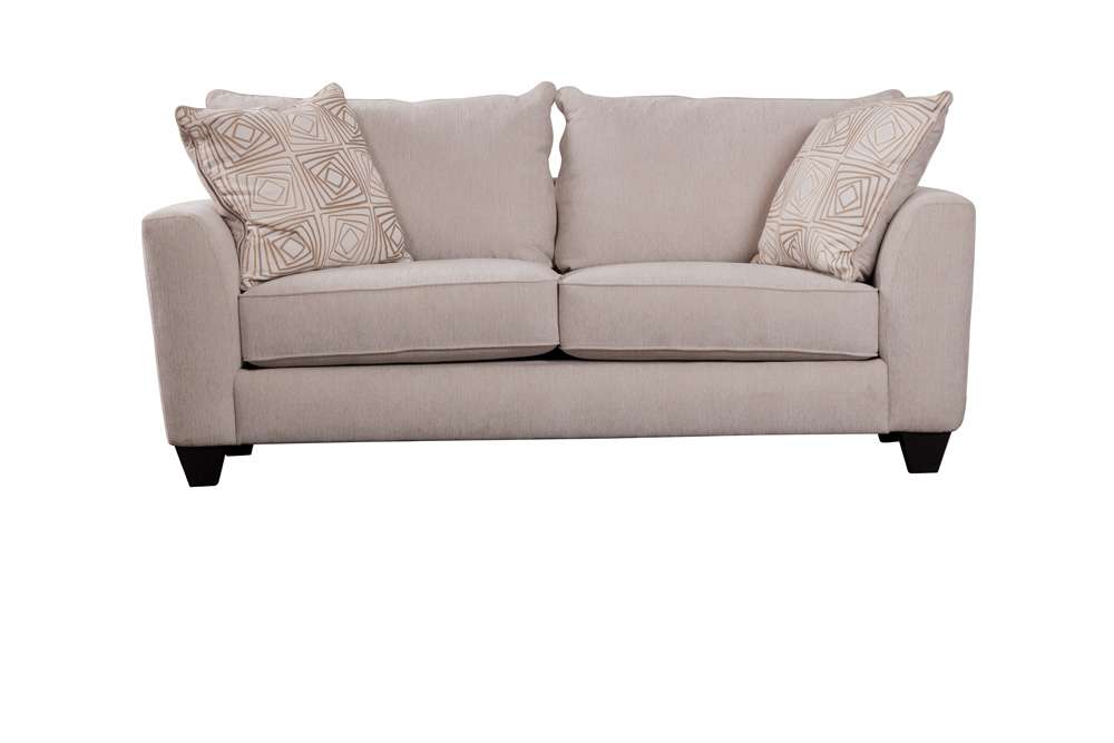 Porter Designs - Hawthorne Chenille Fabric Sofa, Cream - 01-207-01-6841 veiw 2