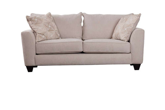 Porter Designs - Hawthorne Chenille Fabric Sofa, Cream - 01-207-01-6841 veiw 2