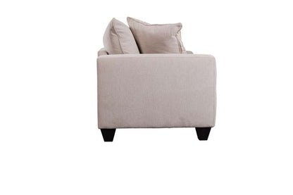 Porter Designs - Hawthorne Chenille Fabric Sofa, Cream - 01-207-01-6841 veiw 3