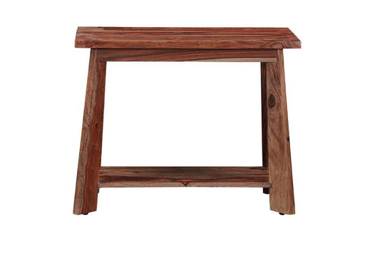 Porter Designs - Kalispell Solid Sheesham Wood End Table, Natural - 05-196-26-2439 veiw 2