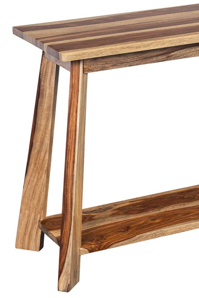 Porter Designs - Kalispell Solid Sheesham Wood Console Table, Natural - 05-196-10-2419 veiw 8