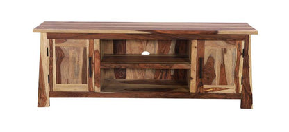 Porter Designs - Kalispell Solid Sheesham Wood TV Stand, Natural - 06-196-03-2419 veiw 2