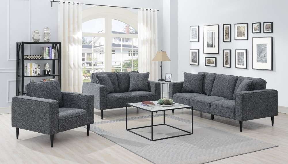 Porter Designs -  Keaton Upholstered Chair, Gray - 01-33C-03-5401A veiw 2