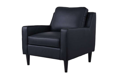 Porter Designs -  Lazio High Quality Leather Chair, Black - 02-204C-03-5990 veiw 1