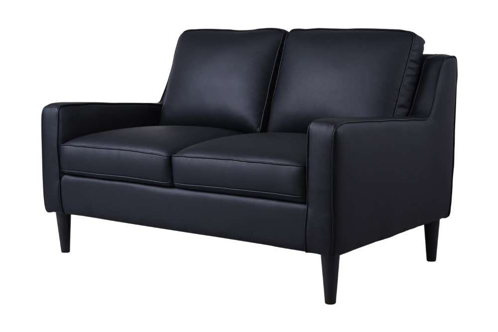 Porter Designs -  Lazio High Quality Leather Loveseat, Black - 02-204C-02-5990 veiw 1