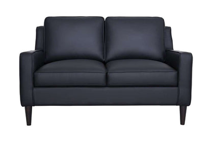 Porter Designs -  Lazio High Quality Leather Loveseat, Black - 02-204C-02-5990 veiw 3