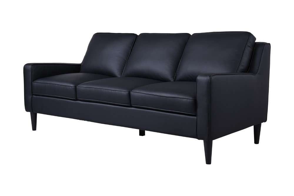 Porter Designs -  Lazio High Quality Leather Sofa, Black - 02-204C-01-5990 veiw 1