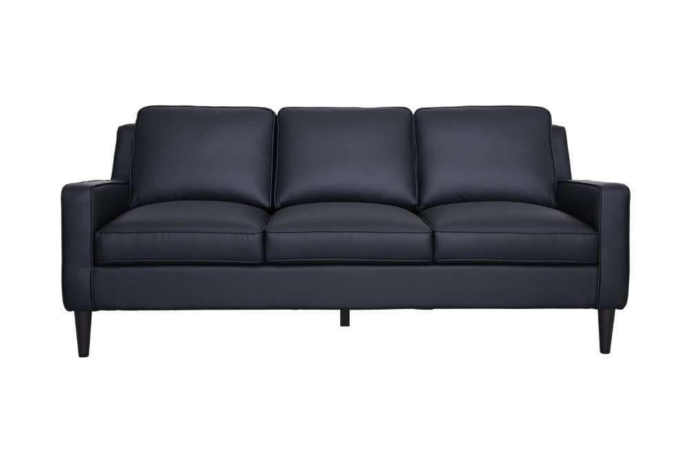 Porter Designs -  Lazio High Quality Leather Sofa, Black - 02-204C-01-5990 veiw 3