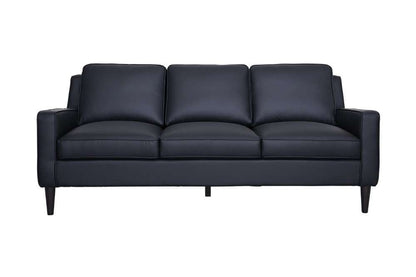 Porter Designs -  Lazio High Quality Leather Sofa, Black - 02-204C-01-5990 veiw 3