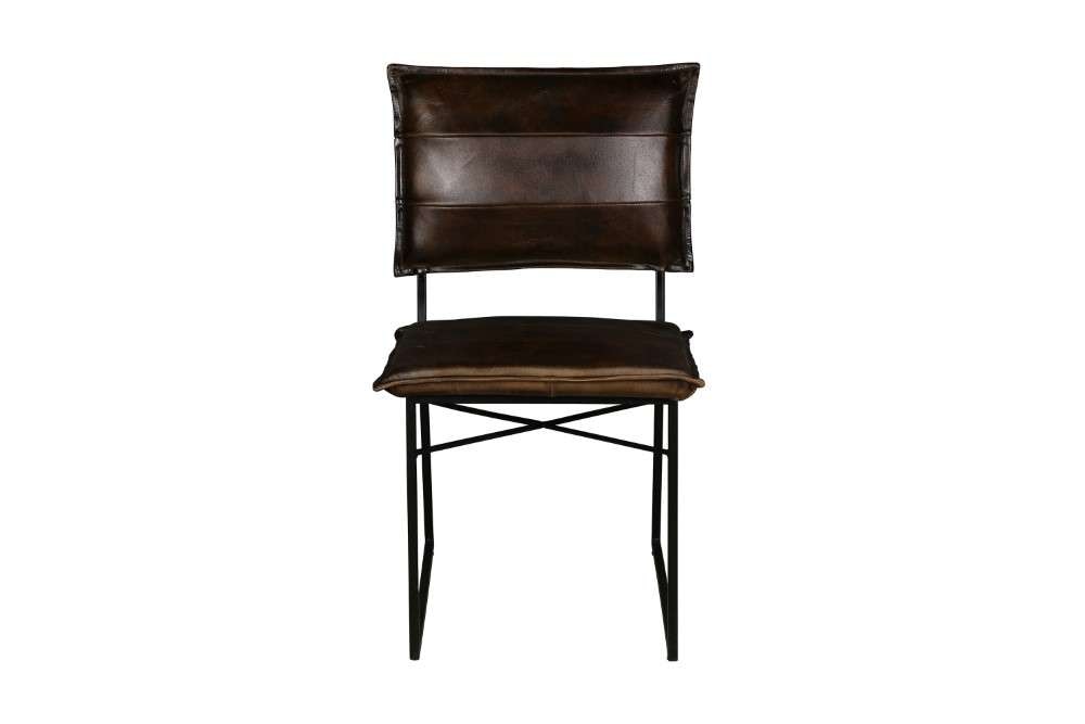 Porter Designs -  Malin Top Quality Leather Dining Chair, Dark Brown - 07-218-02-3406 veiw 2