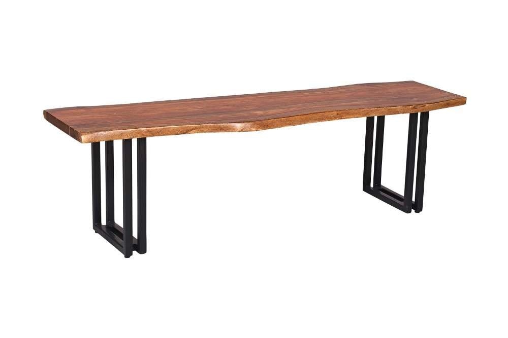 Porter Designs -  Manzanita Live Edge Solid Acacia Wood Dining Bench, Brown - 07-196-13-BN58HW-KIT veiw 1