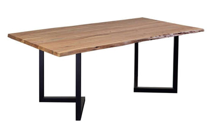 Porter Designs -  Manzanita Live Edge Solid Acacia Wood Dining Table, Natural - 07-196-01-7010V-KIT veiw 1
