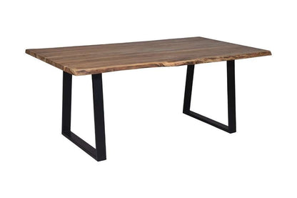 Porter Designs -  Manzanita Live Edge Solid Acacia Wood Dining Table, Natural - 07-196-01-DT82NT-KIT veiw 1