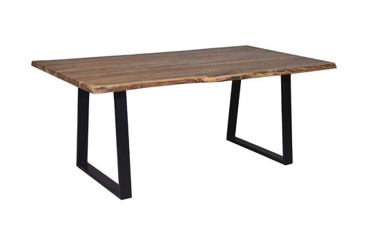 Porter Designs -  Manzanita Live Edge Solid Acacia Wood Dining Table, Natural - 07-196-01-DT82NT-KIT veiw 1