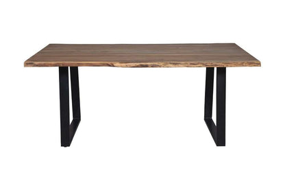 Porter Designs -  Manzanita Live Edge Solid Acacia Wood Dining Table, Natural - 07-196-01-DT82NT-KIT veiw 2