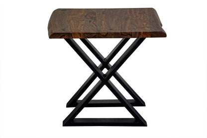 Porter Designs -  Manzanita Live Edge Solid Acacia Wood End Table, Brown - 05-196-07-2340X-KIT veiw 3