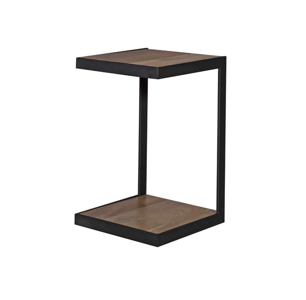 Porter Designs -  Manzanita Live Edge Solid Acacia Wood End Table, Natural - 05-196-12-2418N veiw 1