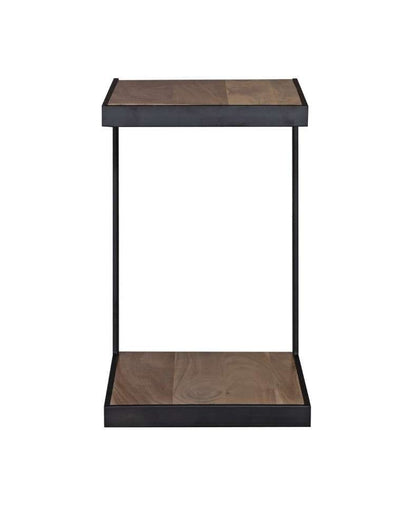 Porter Designs -  Manzanita Live Edge Solid Acacia Wood End Table, Natural - 05-196-12-2418N veiw 2