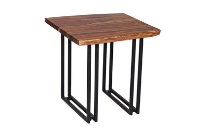 Porter Designs - Manzanita Live Edge Solid Sheesham Wood End Table, Brown - 05-196-07-2340W-KIT veiw 1