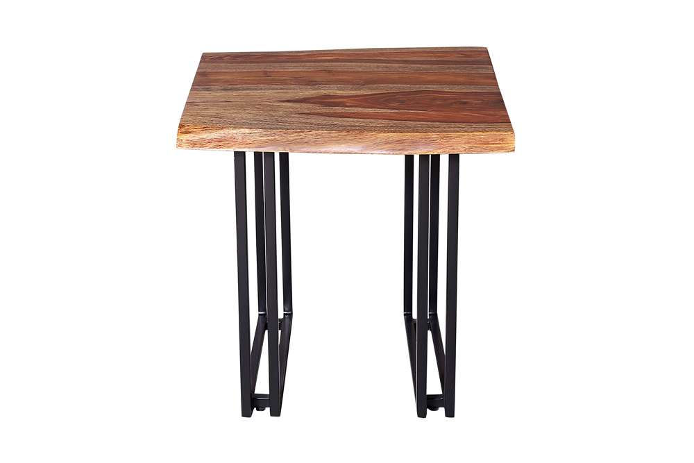 Porter Designs - Manzanita Live Edge Solid Sheesham Wood End Table, Brown - 05-196-07-2340W-KIT veiw 2