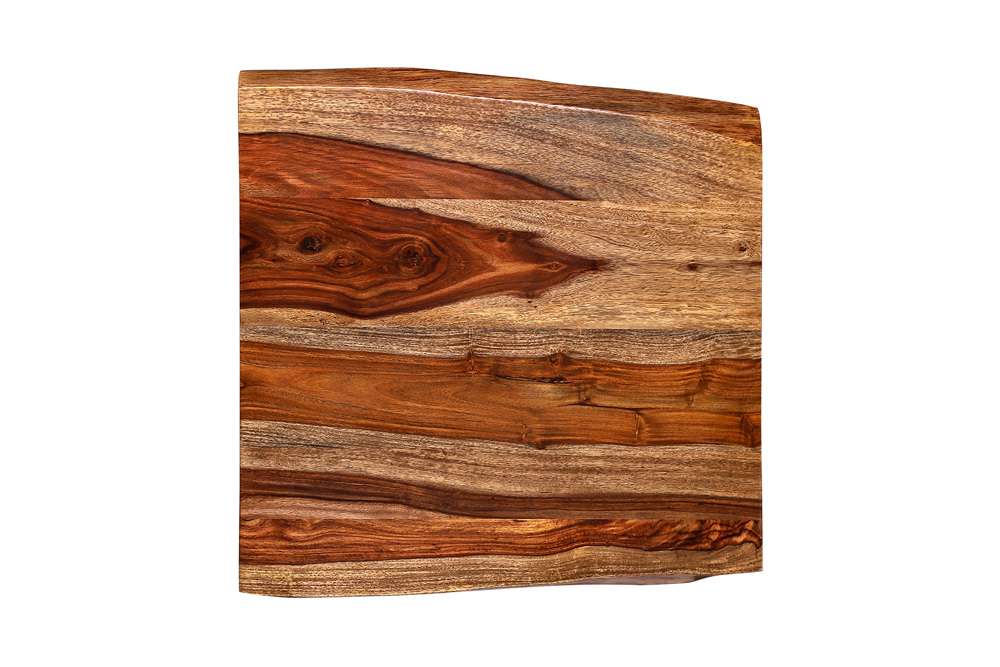 Porter Designs - Manzanita Live Edge Solid Sheesham Wood End Table, Brown - 05-196-07-2340W-KIT veiw 4