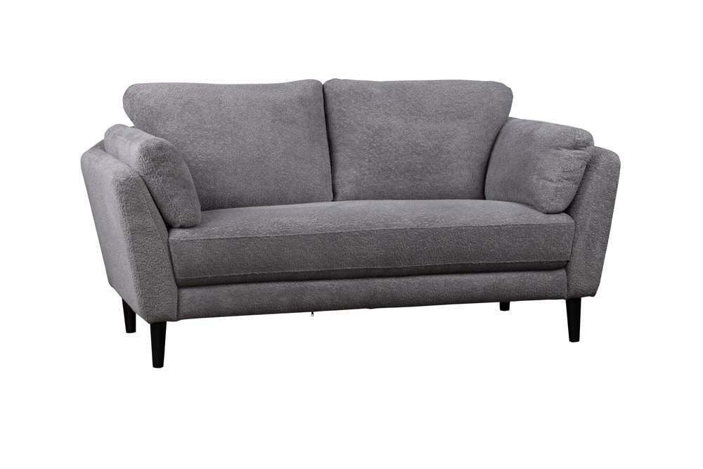 Porter Designs - Marley Boucle Fabric Loveseat, Gray - 01-168-02-3574 veiw 1