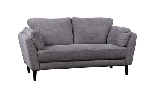 Porter Designs - Marley Boucle Fabric Loveseat, Gray - 01-168-02-3574 veiw 1