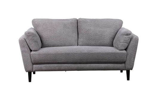 Porter Designs - Marley Boucle Fabric Loveseat, Gray - 01-168-02-3574 veiw 2