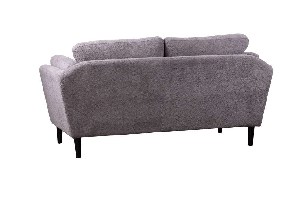 Porter Designs - Marley Boucle Fabric Loveseat, Gray - 01-168-02-3574 veiw 3