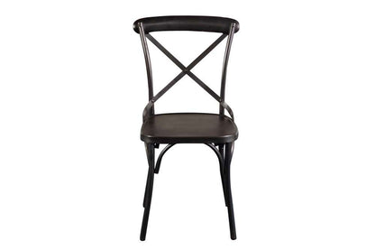 Porter Designs - Odeon Iron Metal Dining Chair, Gray - 07-196-02-5174 veiw 2