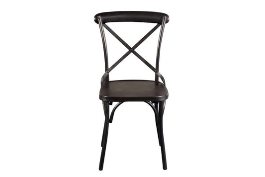 Porter Designs - Odeon Iron Metal Dining Chair, Gray - 07-196-02-5174 veiw 2