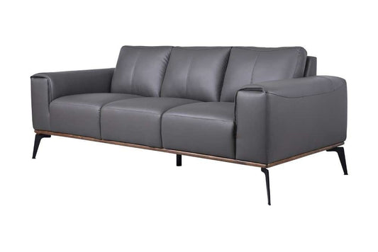 Porter Designs -  Pietro Top Grain Leather Sofa, Gray - 02-204C-01-2110 veiw 1