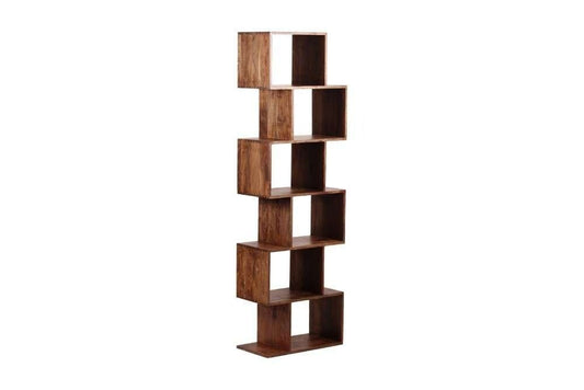 Porter Designs - Portola Solid Acacia Wood Bookcase, Brown - 10-108-01-1232 veiw 1