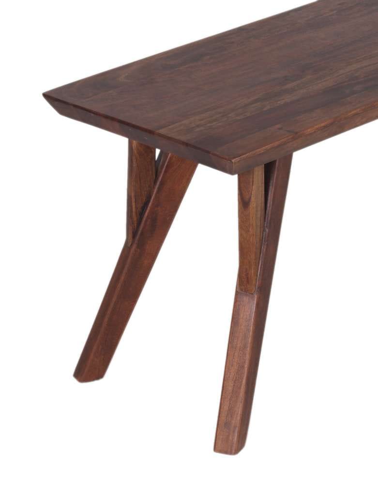 Porter Designs - Portola Solid Acacia Wood Dining Bench, Brown - 07-108-13-0022 veiw 3