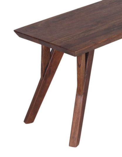 Porter Designs - Portola Solid Acacia Wood Dining Bench, Brown - 07-108-13-0022 veiw 3