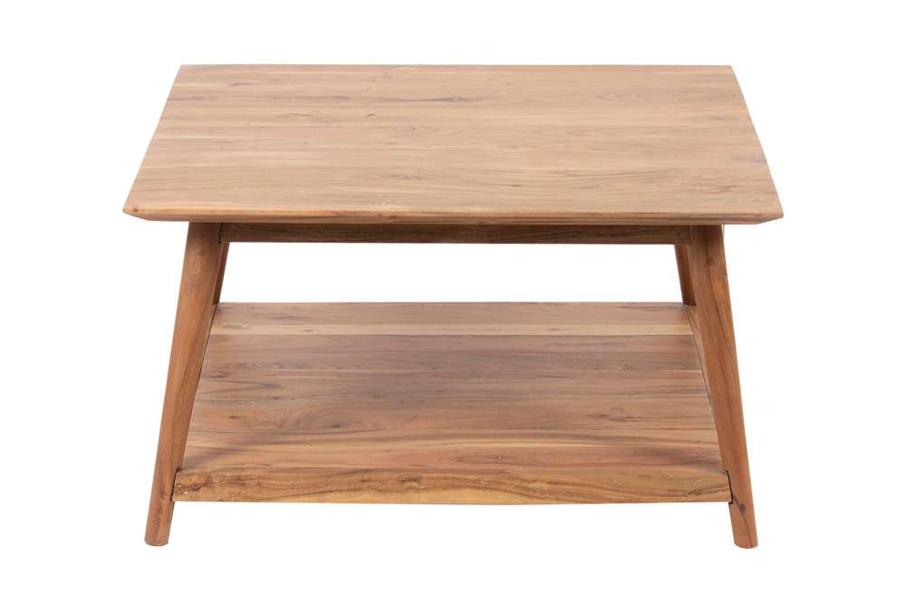 Porter Designs - Portola Solid Acacia Wood Coffee Table, Natural - 05-108-02-5013N veiw 2
