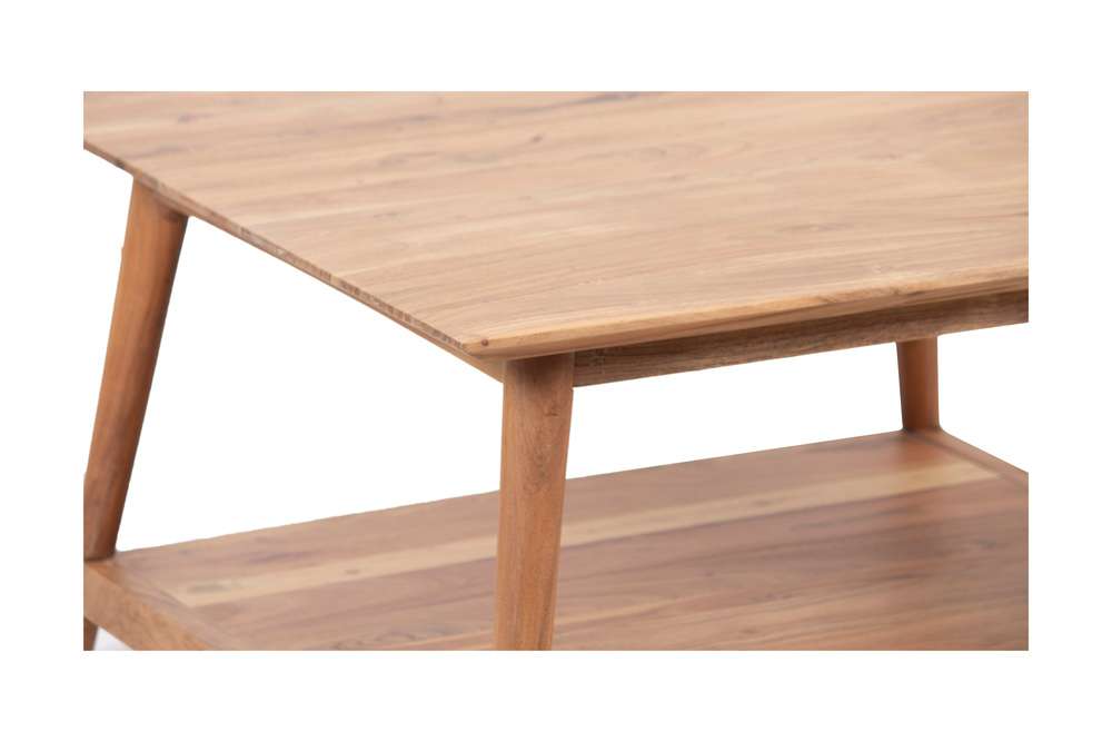 Porter Designs - Portola Solid Acacia Wood Coffee Table, Natural - 05-108-02-5013N veiw 7